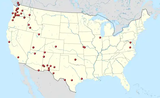 June 29 - Washington, Oregon, and Texas experience further reports, while British Columbia and Arizona see their first reports.