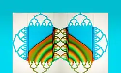 Microfluidic Butterfly. By Greg Cooksey and Albert Folch.