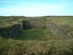 Forvie Church Remains. Forvie Parish Church and the whole village were overwhelmed by a great sandstorm in the 14th century.