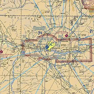 Four Corners Regional Airport VFR Map (2022)