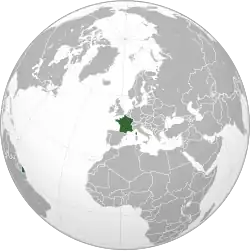 Location of French Republic