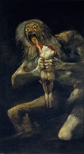 Francisco Goya, Saturn Devouring His Son, 1819–1823