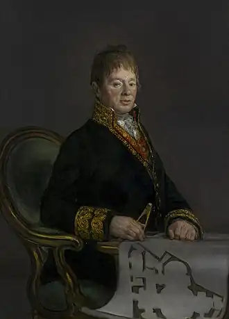 Portrait of Juan Antonio Cuervo by Francis Goya, 1819