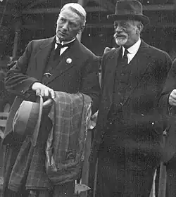Frank Gibson (left) and William Watson headed the Fremantle War Memorial Committee in 1923