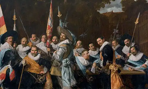 The Officers of the St Adrian Militia Company in 1633, by Frans Hals