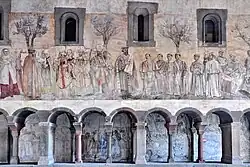 Fresco by Paul Bodmer in former cloister