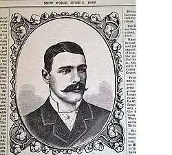 4. Fred Goldsmith Sketch from the Official Baseball Record which includes biography &nbsp;&nbsp;&nbsp;&nbsp;&nbsp;(1886)