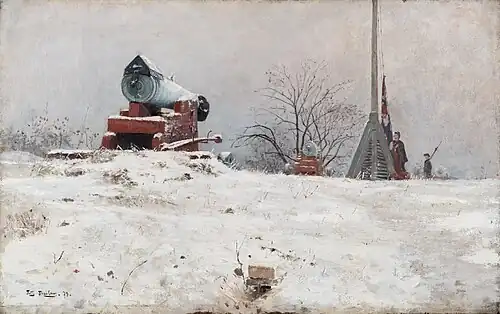 The King, from Akershus fortress 1878