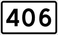 County Road 406 shield