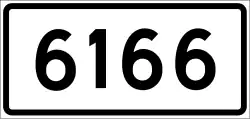 County Road 6166 shield