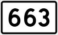 County Road 663 shield