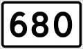 County Road 680 shield