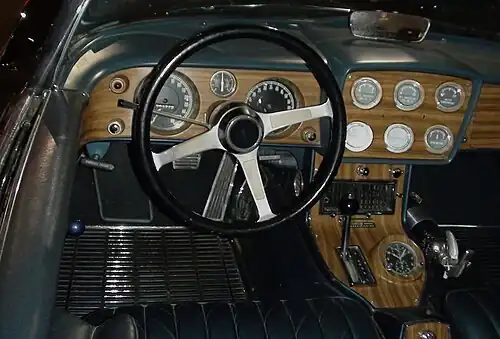 Mako Shark interior (post-modifications)