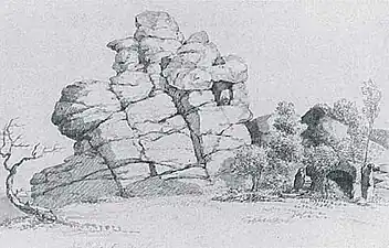 The Klusfelsen&nbsp;[de], near Goslar