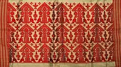 Asamiya textile print design of Gamosa.