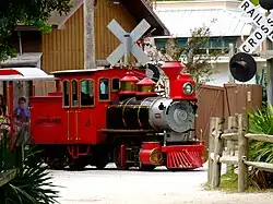 The current Gatorland Express locomotive