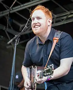 Gavin James performing in 2017