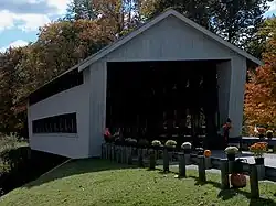 The bridge’s north approach