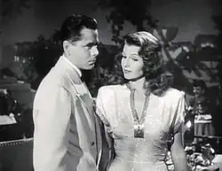 Johnny Farrell (Glenn Ford) and Gilda (Rita Hayworth)