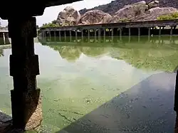 Tomb pillar at lower fort