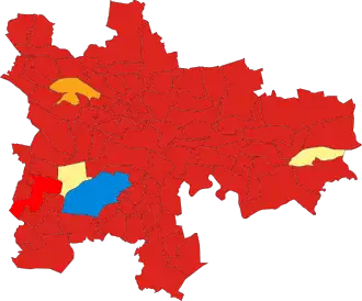 1999 (79 wards and councillors, Rutherglen and Cambuslang no longer present)