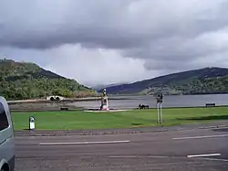 Inveraray facing north towards the glen mouth.