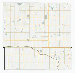 Rural Municipality of Glen Bain No. 105 is located in Glen Bain No. 105