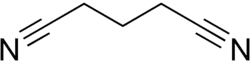 Skeletal formula of glutoronitrile