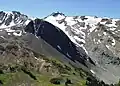 Goat Peak, from slopes of Chipmunk Mountain. Tenquille Mountain in upper left.