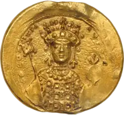 Golden seal of Theodora, 1056