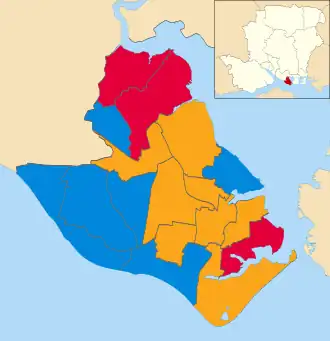 2006 results map