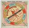 Grand-stand baseball (graphic) - Pluto Water. America’s greatest physic for constipation, stomach and kidney, liver troubles. 15 (cents). 35 (cents). All drug stores. Ask your doctor. c.1895
