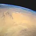Grand Erg Occidental (centre), as seen from space