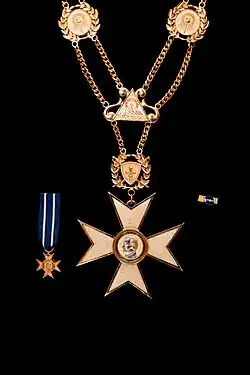 A photograph of the Grand Order of Francisco Morazán