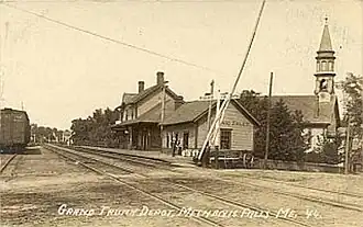 Grand Trunk depot in 1913