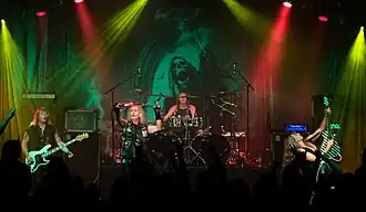 Grave Digger performing in 2017