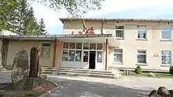 photo of a small building in Guostagalis in Lithuania