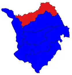 Location in Thayarwaddy district