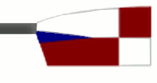 Image showing the rowing club's blade colours