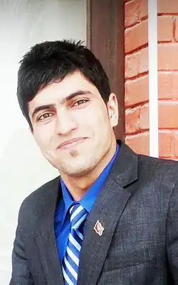 Hakan at the embassy of the Islamic Republic of Afghanistan in New Delhi, India 2014