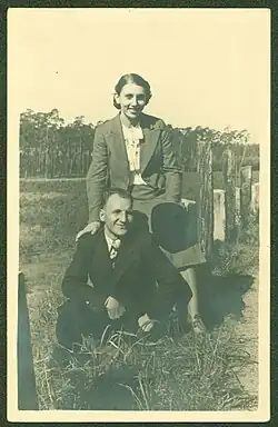 Halina and husband Dezydery, before 1939