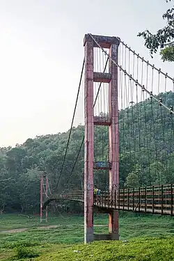 Suspension bridge at Ayyappancoil