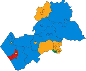 2023 results map