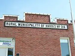 RM's office building in the Town of Harris