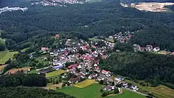 Aerial view of Hartenstein