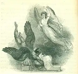 Illustration to The Story of the Prince Kamar ez-Zeman, and the Princess Budoor