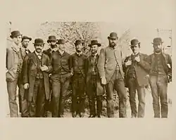 Harvey Wiley, Chief Chemist of the Department of Agriculture's Division of Chemistry (third from the right) with his staff, not long after he joined the division in 1883. Wiley's scientific expertise and political skills were a key to passage of the 1906 Food and Drugs Act and the creation of FDA.