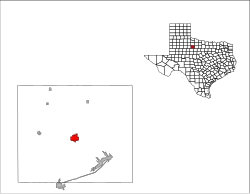 Location of Haskell, Texas