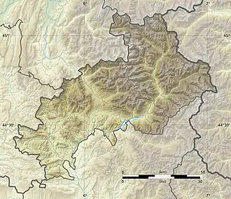 Lac de Souliers is located in Hautes-Alpes