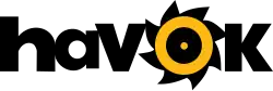 The Havok logo, showing the word "havok" in lower-case letters with the "o" resembling a sawblade.